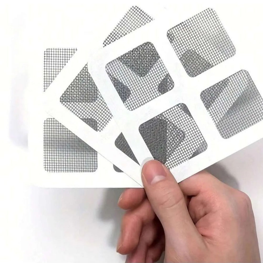 10PCS Disposable Shower Drain Hair Catcher Stickers - Easy-To-Use Bathroom And Bathtub Plastic Mesh Filter Cover, Efficient Hair And Debris Blocker For Sink And Drain Back To School