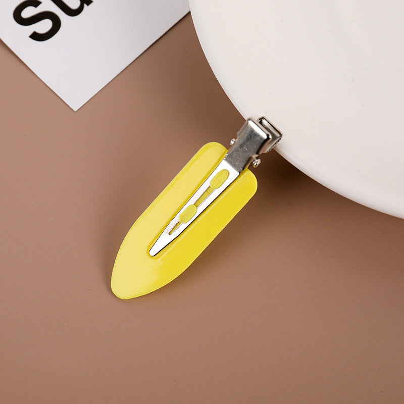 4PCS(1Set) Of Seamless Hair Clips, Bangs Clips, Broken Hair Clips, Headwear, Women's Makeup Clips, Duckbill Clips, Side Clips