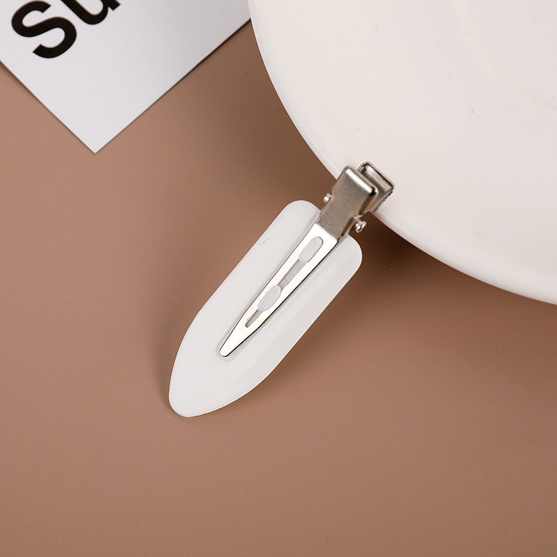 4PCS(1Set) Of Seamless Hair Clips, Bangs Clips, Broken Hair Clips, Headwear, Women's Makeup Clips, Duckbill Clips, Side Clips