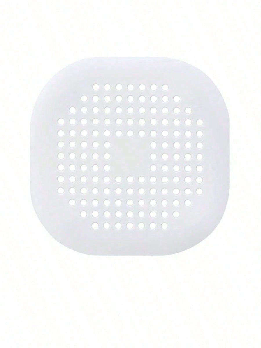 1PC 5.4 Inch Square Drain Cover TPR Hair Drain Catcher Flat Silicone Floor Drain Cover Plug Bathroom