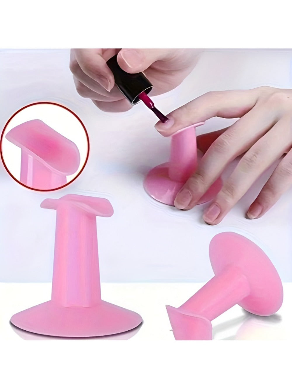 1PC Precise Support For Stain-Free Nail Art | Fit Nail And Pedicure Finger Rest | Fragrance-Free, Essential Tool For Nail Lovers