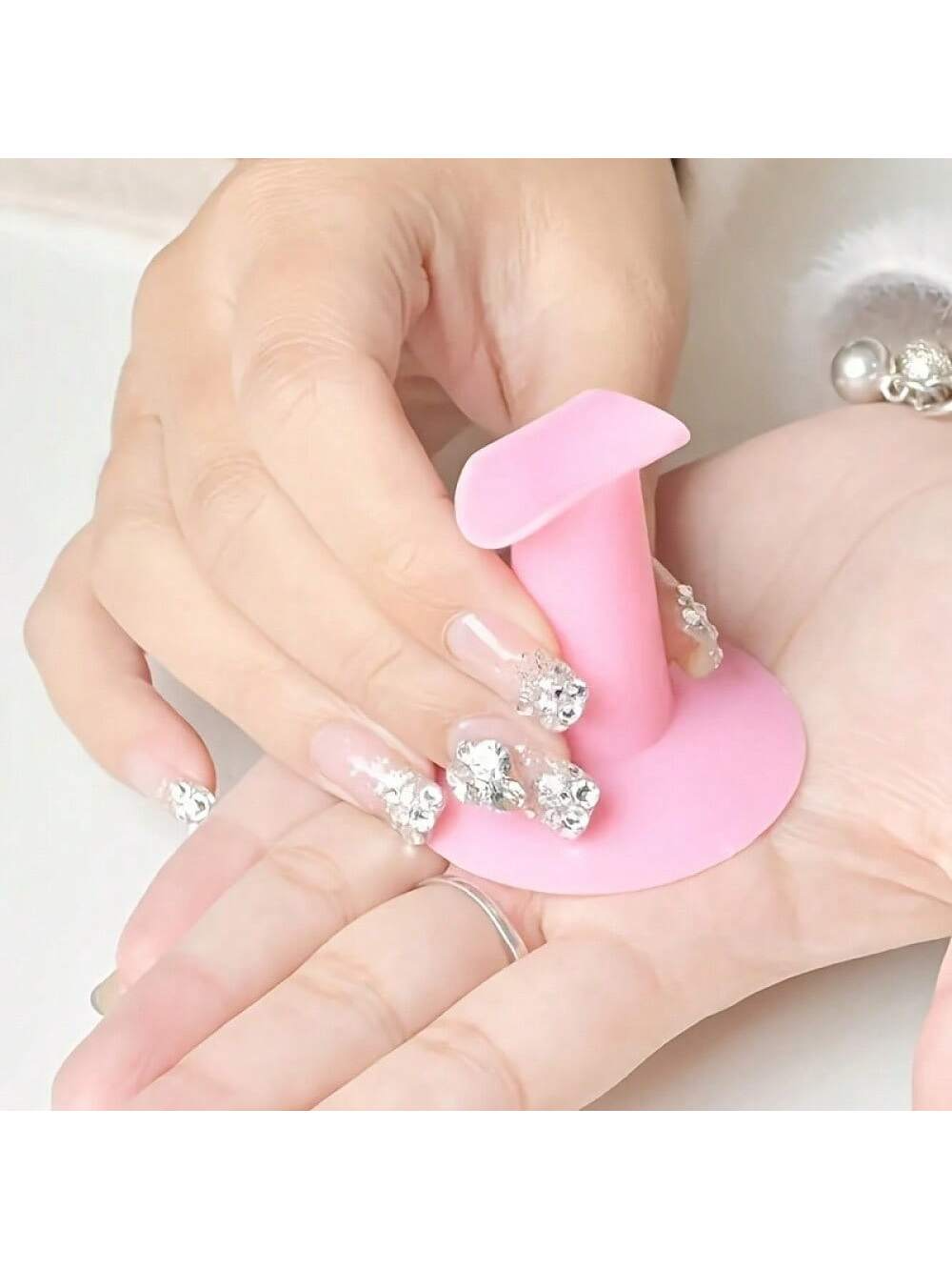 1PC Precise Support For Stain-Free Nail Art | Fit Nail And Pedicure Finger Rest | Fragrance-Free, Essential Tool For Nail Lovers