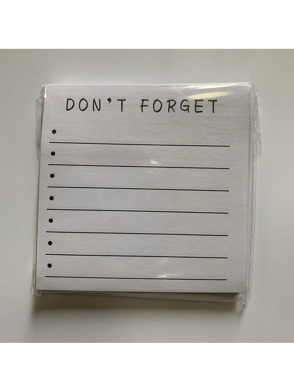 1PC Of Sticky Notes, Don't Forget To Use For Planning, Reminder, And Study, Self-Adhesive Memo, Suitable For Home And Office Use, 3X 3inch Lined Notebook