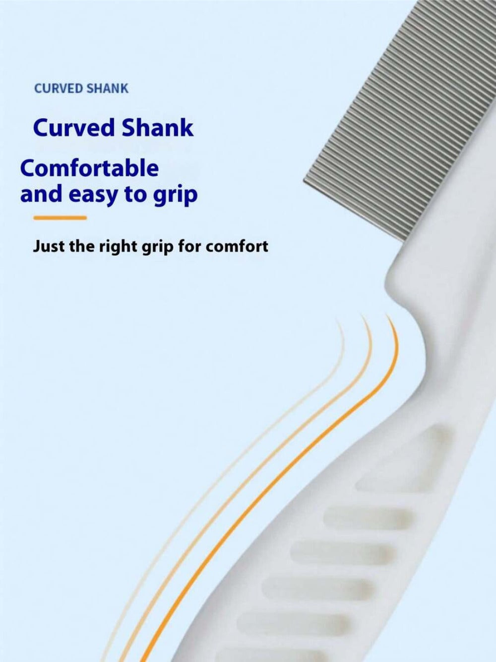 1pc Dog Grooming Flea Comb, Stainless Steel Fine Free Cat Hair Brush, Pet Grooming Supplies Fine Tooth Pet Flea Removal Tool, Suitable For Cats And Dogs, Pet Deshedding Tool