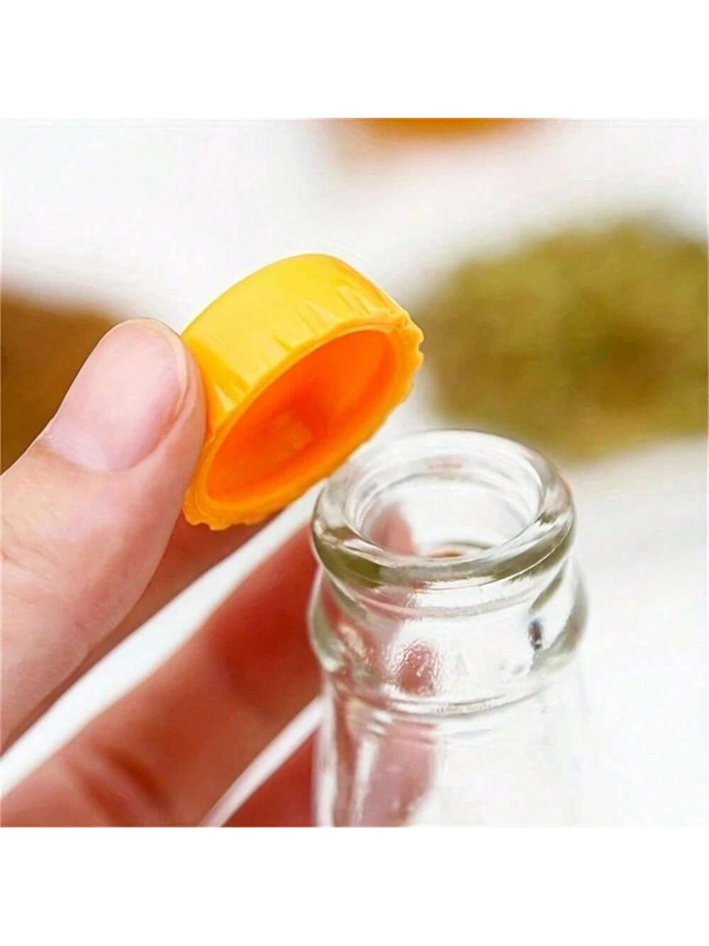 6PCS Silicone Bottle Cap Stoppers | Reusable Air-Tight Seals, Assorted Colors (Random) | Fits Wine, Beer, Soda Bottles | Kitchen & Catering Essentials | Durable Food-Safe Silicone