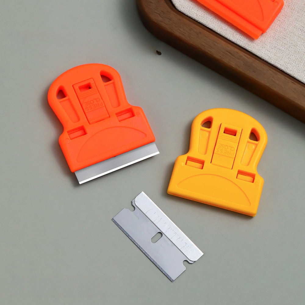 1PC Ceramic Glass Cleaning Squeegee,Telescopic Adjuster Knife, Cleaning Squeegee Tool For Removing Labels, Stickers, Decals And Paint From Glass And Stoves