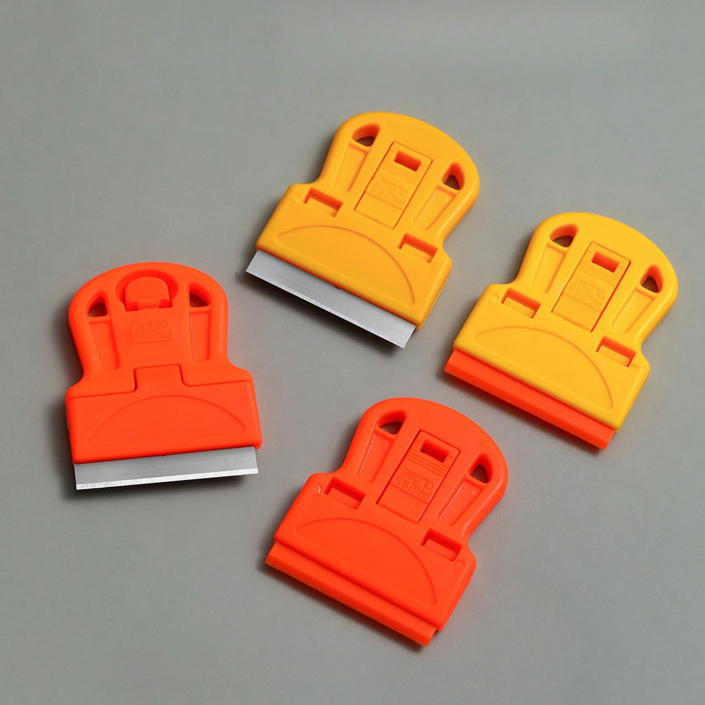 1PC Ceramic Glass Cleaning Squeegee,Telescopic Adjuster Knife, Cleaning Squeegee Tool For Removing Labels, Stickers, Decals And Paint From Glass And Stoves