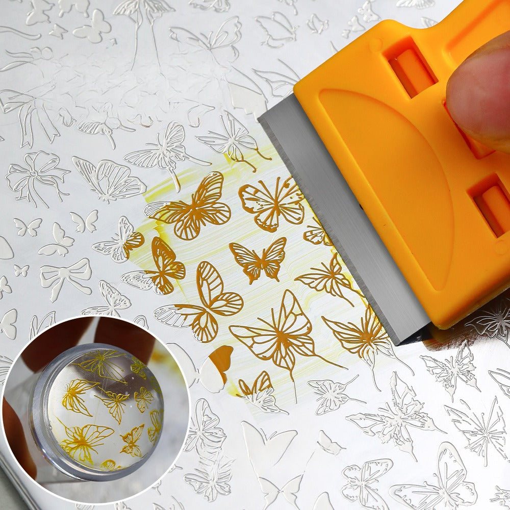 1PC Ceramic Glass Cleaning Squeegee,Telescopic Adjuster Knife, Cleaning Squeegee Tool For Removing Labels, Stickers, Decals And Paint From Glass And Stoves