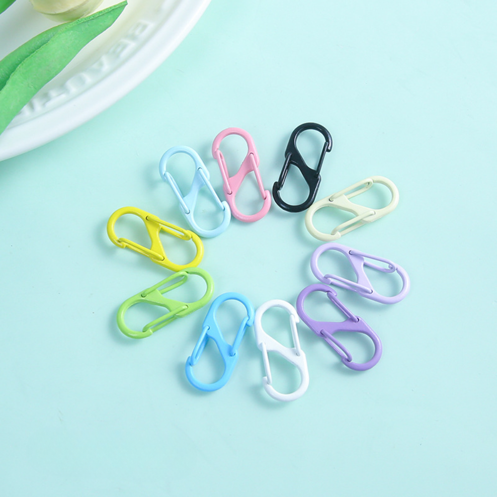 5pcs Mixed Color Backpack Zipper Lock Set - Easy-Pull Anti-Theft Buckle Clips For Men/Women - Keep Zippers Closed On Bags/Luggage