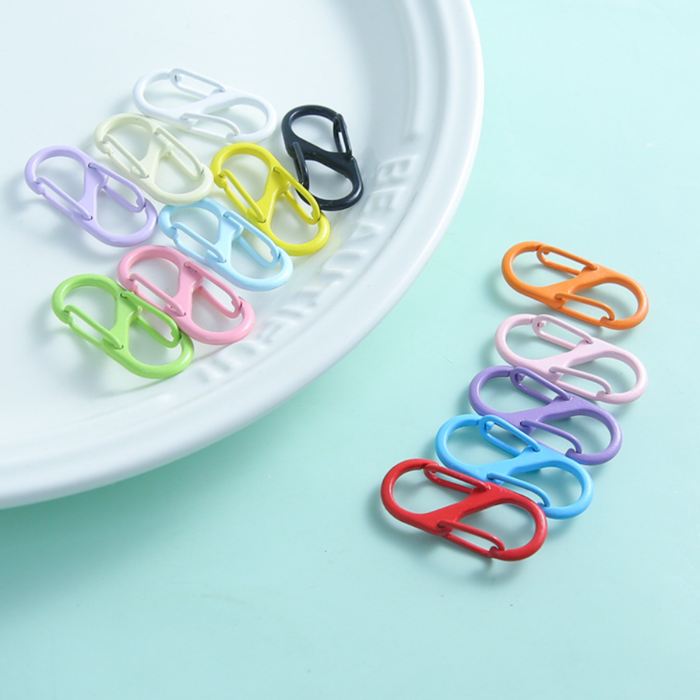 5pcs Mixed Color Backpack Zipper Lock Set - Easy-Pull Anti-Theft Buckle Clips For Men/Women - Keep Zippers Closed On Bags/Luggage