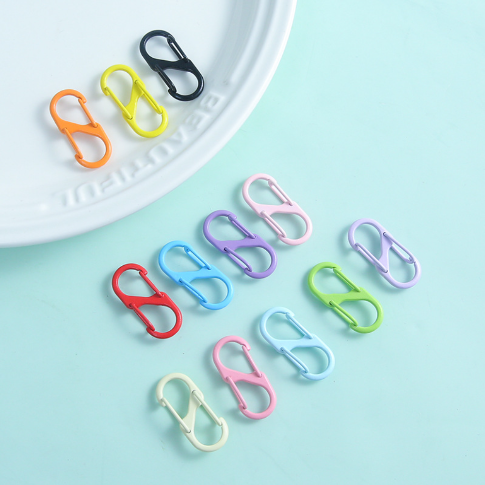 5pcs Mixed Color Backpack Zipper Lock Set - Easy-Pull Anti-Theft Buckle Clips For Men/Women - Keep Zippers Closed On Bags/Luggage