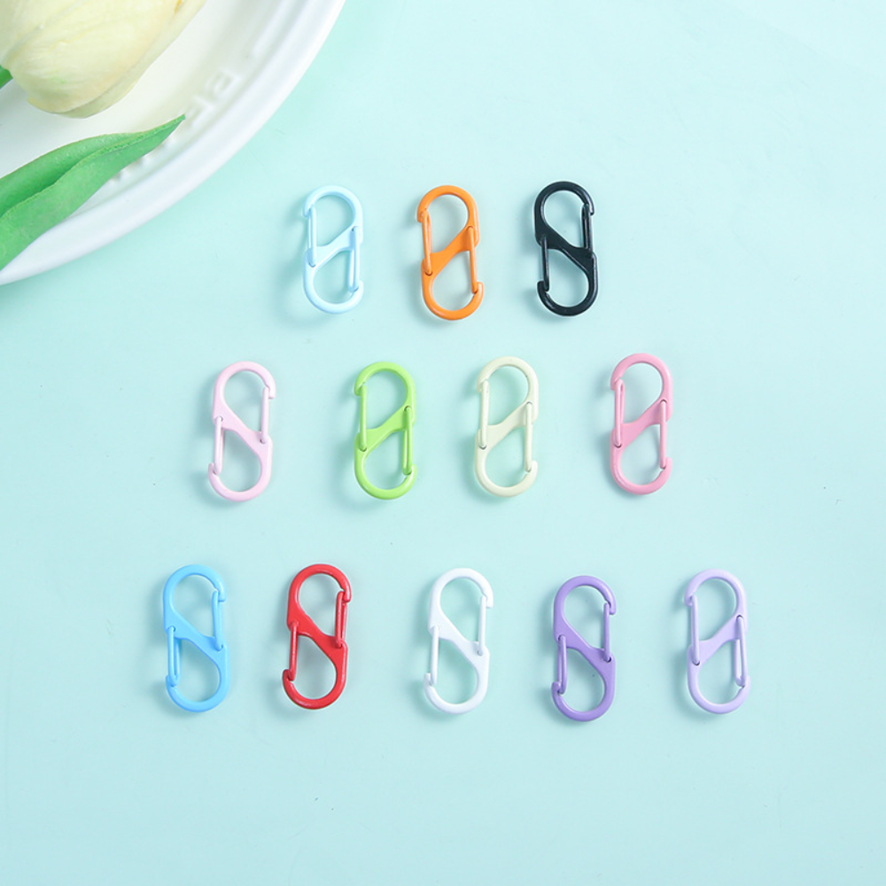 5pcs Mixed Color Backpack Zipper Lock Set - Easy-Pull Anti-Theft Buckle Clips For Men/Women - Keep Zippers Closed On Bags/Luggage