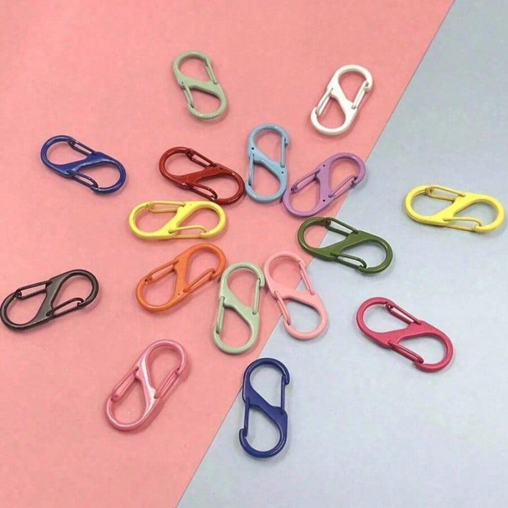 5pcs Mixed Color Backpack Zipper Lock Set - Easy-Pull Anti-Theft Buckle Clips For Men/Women - Keep Zippers Closed On Bags/Luggage