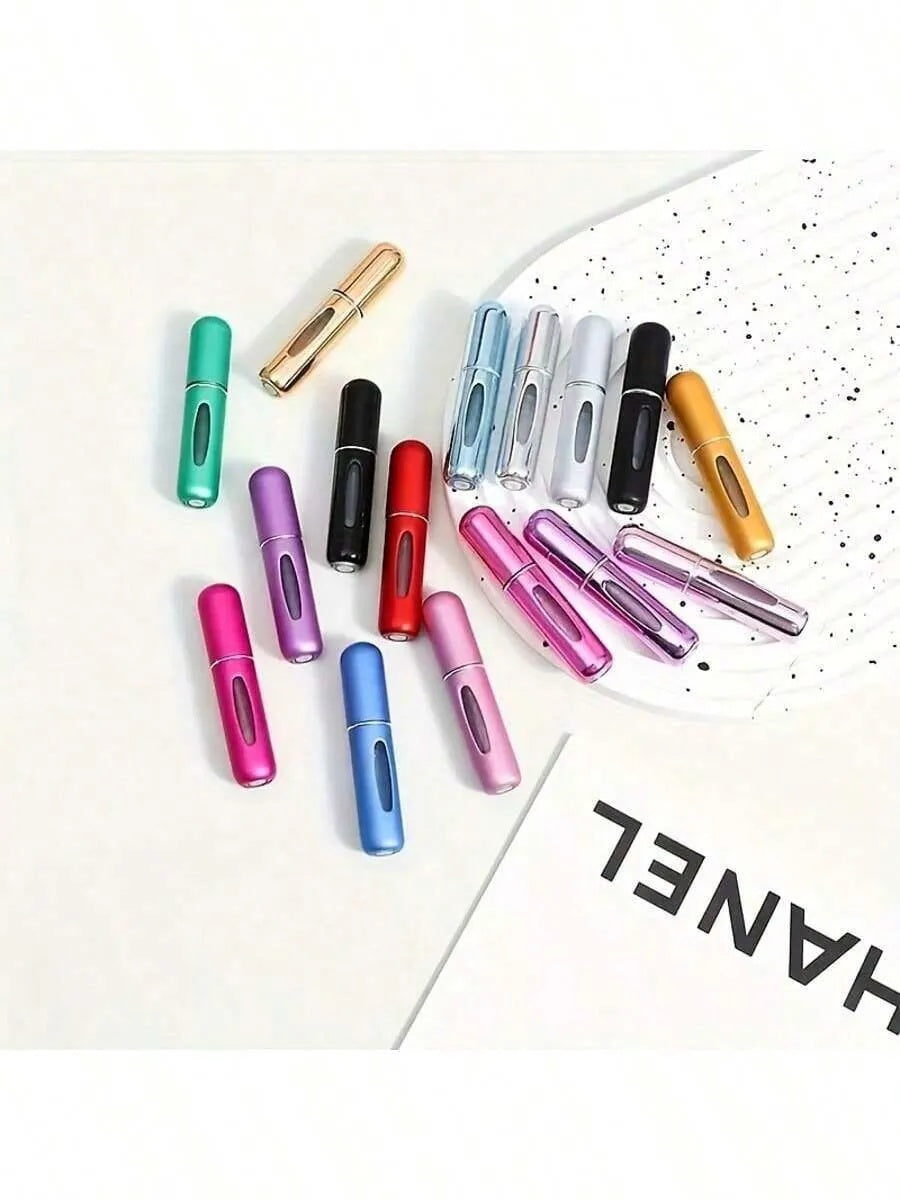 1pc RANDOM COLOR Portable Mini Perfume Atomizer Spray Bottle Set – Refillable Travel Size Fragrance Dispenser For On-The-Go Touch-Ups – Ideal For Carrying Your Favorite Scents In Purses