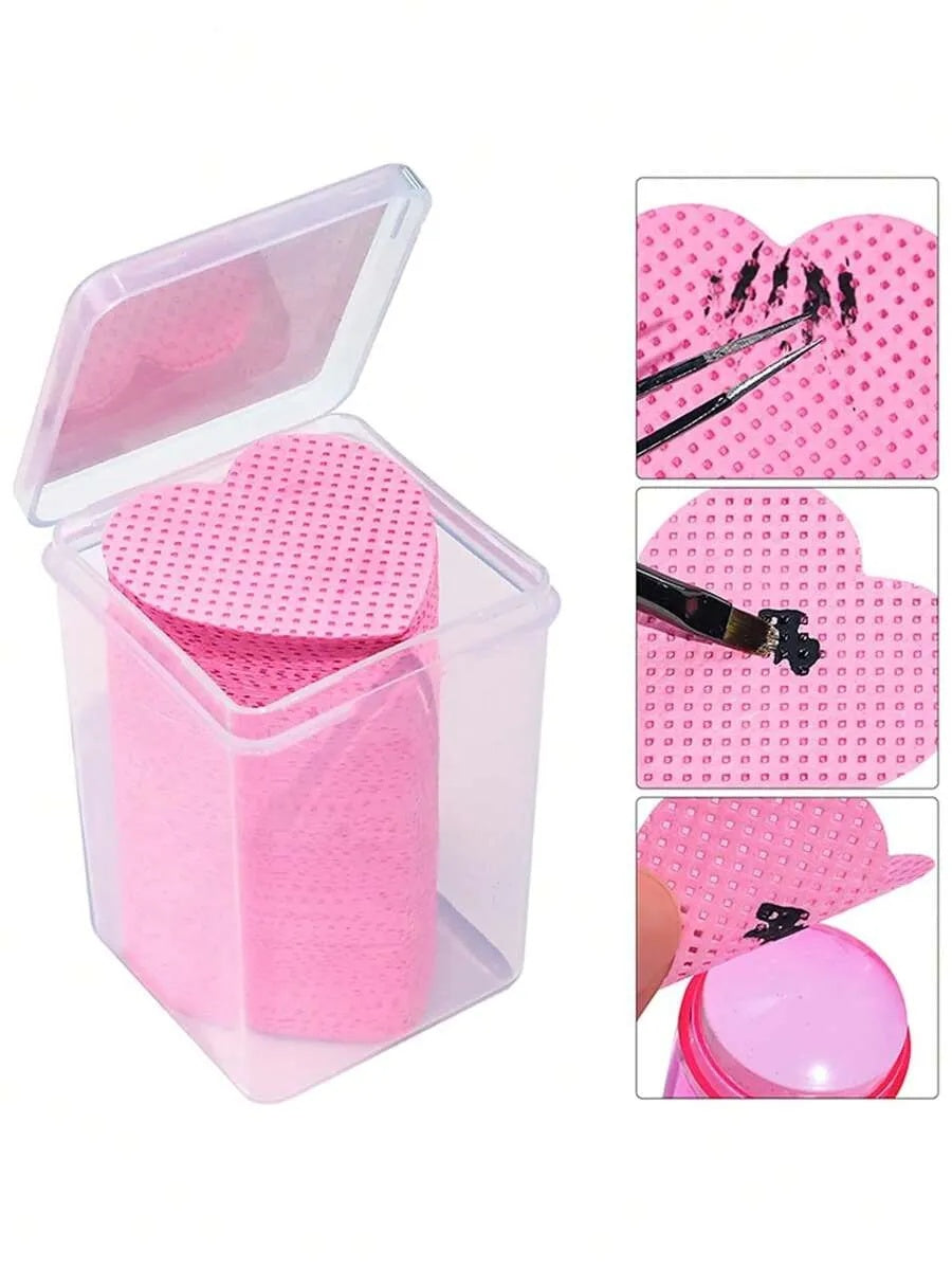 200PCS Unisex Disposable Makeup Remover Pads, 6*6cm Disposable Skin Care Cleansing Bags, Soft Touch And Easy To Use Makeup Remover Water And Nail Polish Remover Wipes, Makeup Remover Pads, Face Wash, Travel Convenience Set, Suitable For Facial Care