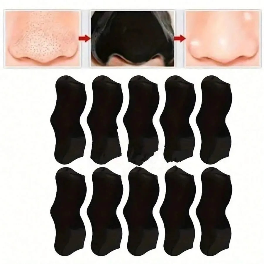 10Pcs Deep Cleansing Nose Stickers, Nose Spot Facial Stickers, Nose Mask, Nose Mask For Cleaning Acne Blackheads