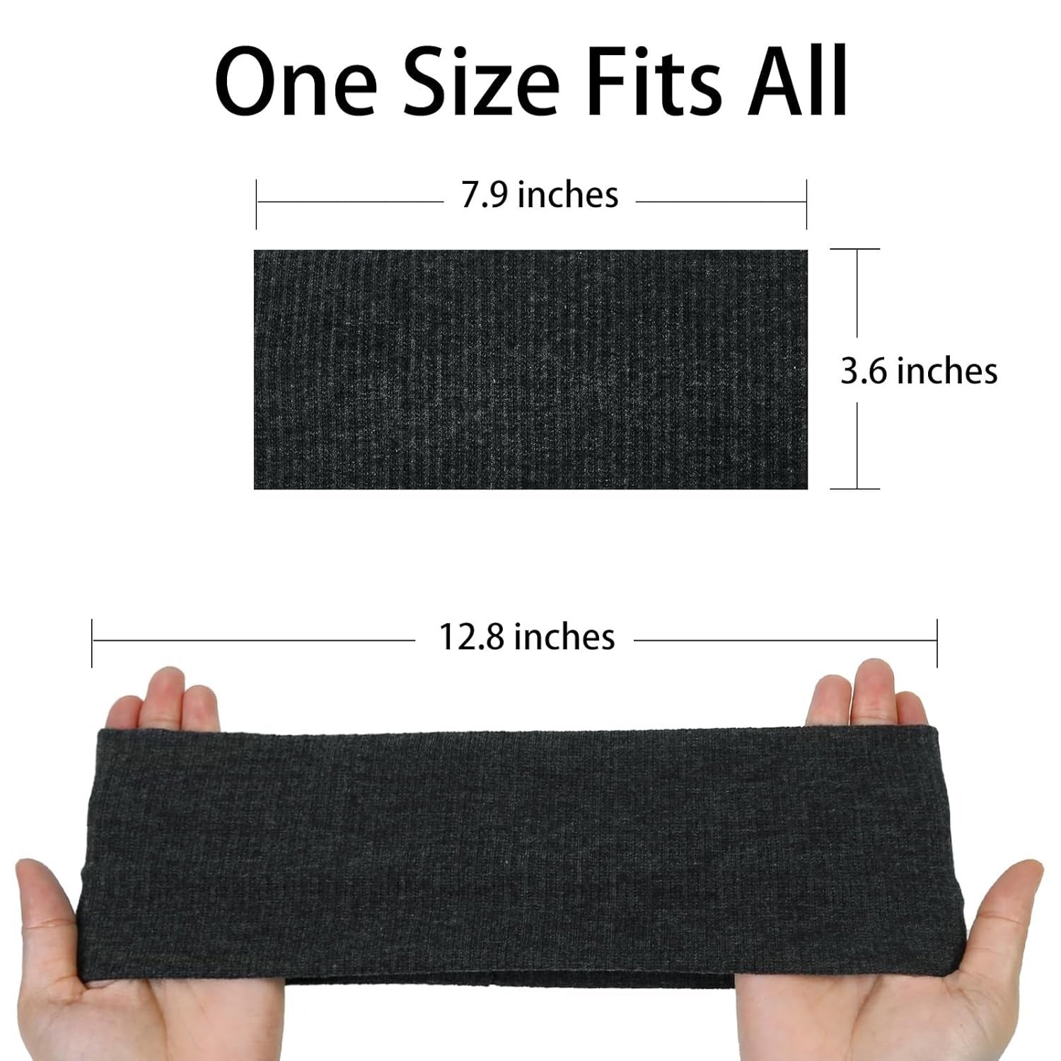 1PC RANDOM COLOR Headbands For Women Wide Non Slip Boho Head Bands Elastic Thick Soft Hairbands Fashion Workout Yoga Hair Accessories