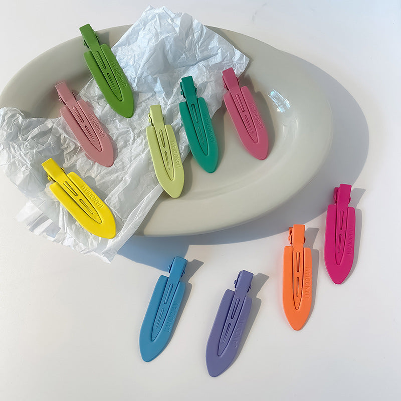 4PCS(1Set) Of Seamless Hair Clips, Bangs Clips, Broken Hair Clips, Headwear, Women's Makeup Clips, Duckbill Clips, Side Clips