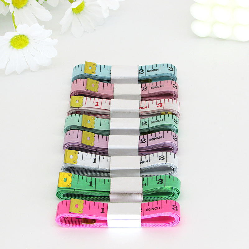 1pc Flexible Sewing Tape Measure - Colorful Inch/Foot Tailor Tape With Durable Soft Material For Craft & Tailoring