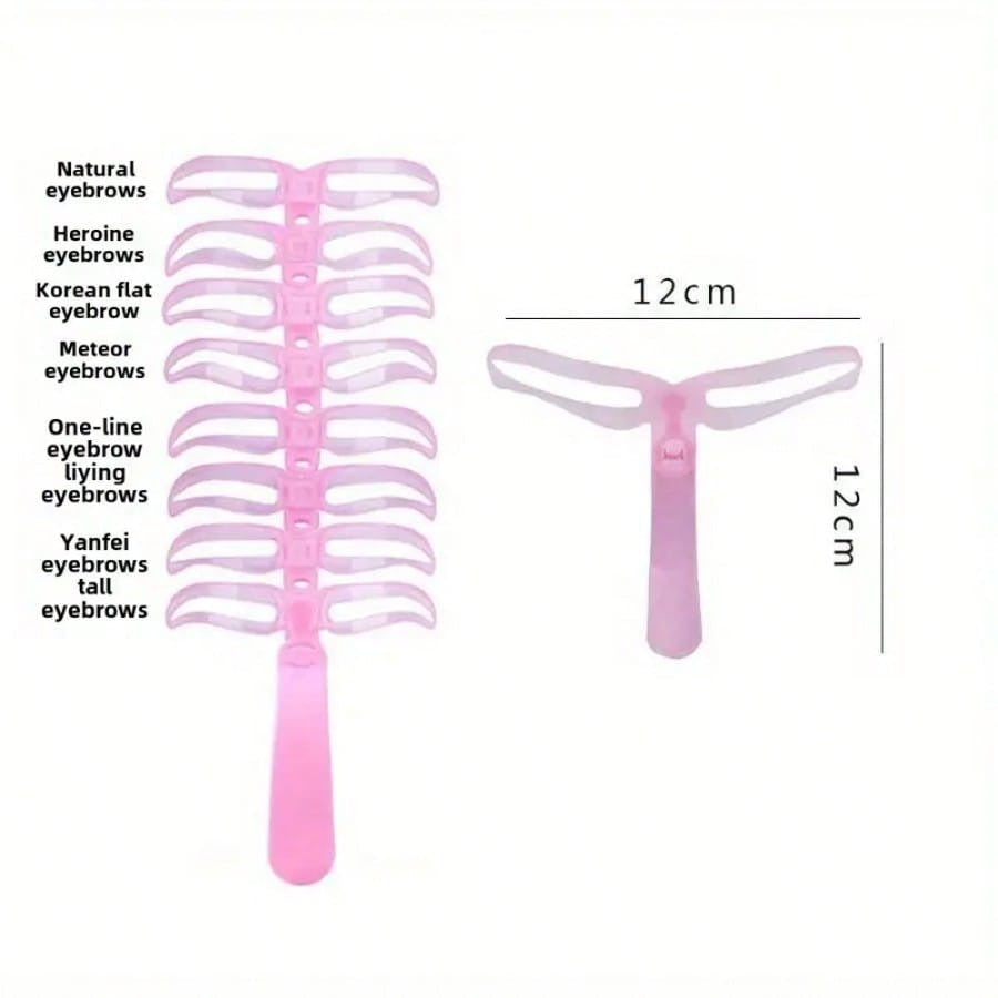 8PCS Eyebrow Board Set, Eyebrow Board Molding Kit, Eyebrow Board Template, 8 Reusable Eyebrow Boards With Handles