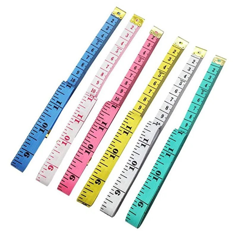 1pc Flexible Sewing Tape Measure - Colorful Inch/Foot Tailor Tape With Durable Soft Material For Craft & Tailoring